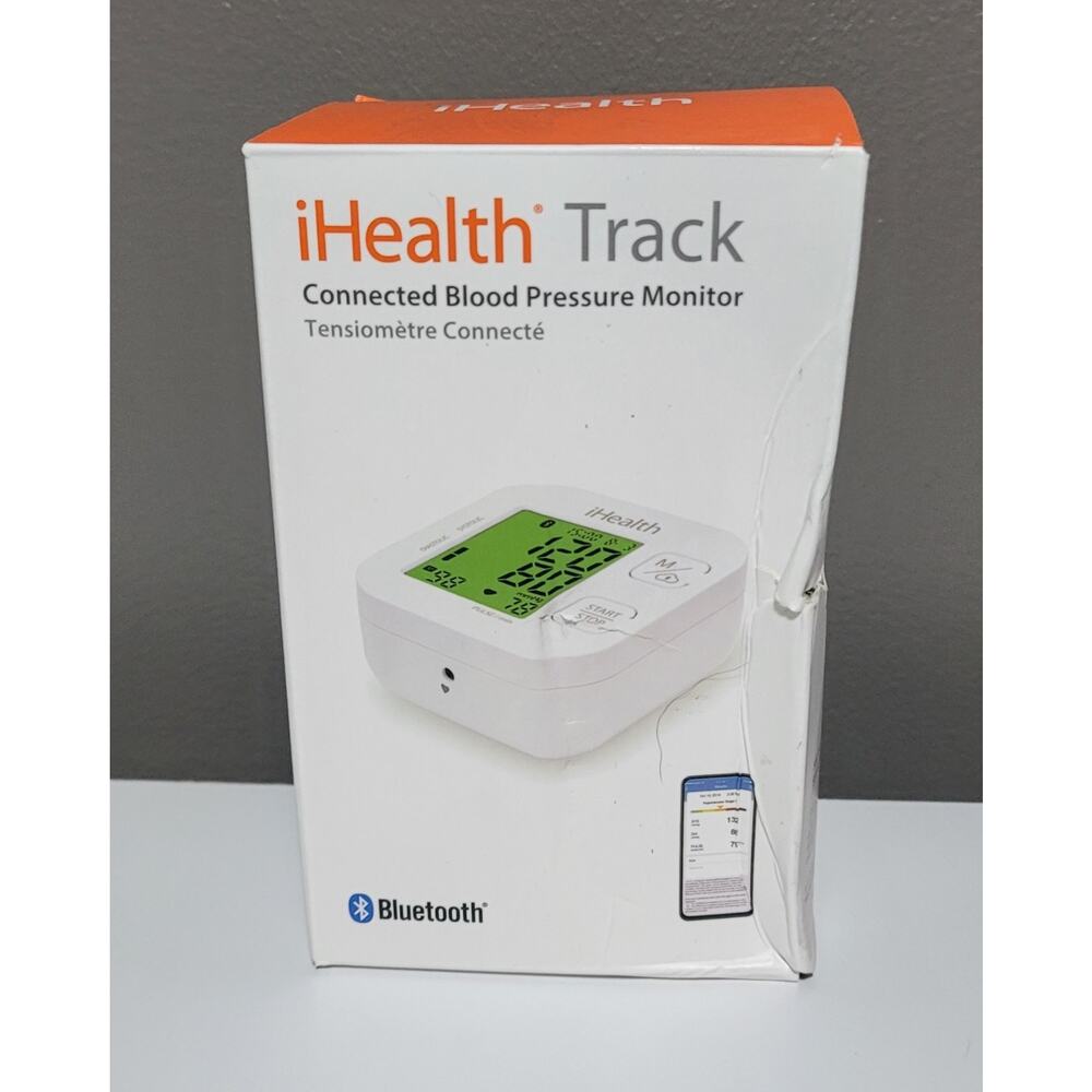 NEW iHealth Track Connected Blood Pressure Monitor & Cuff KN550BT Bluetooth IOS